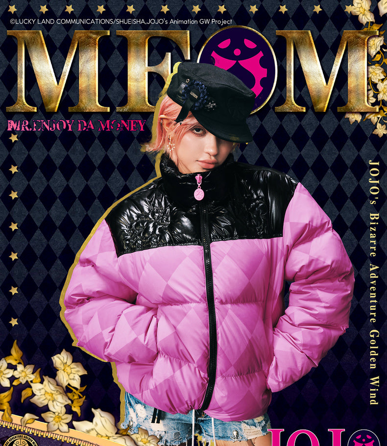 MEDM×JOJO's Bizarre Adventure Golden Wind down coat