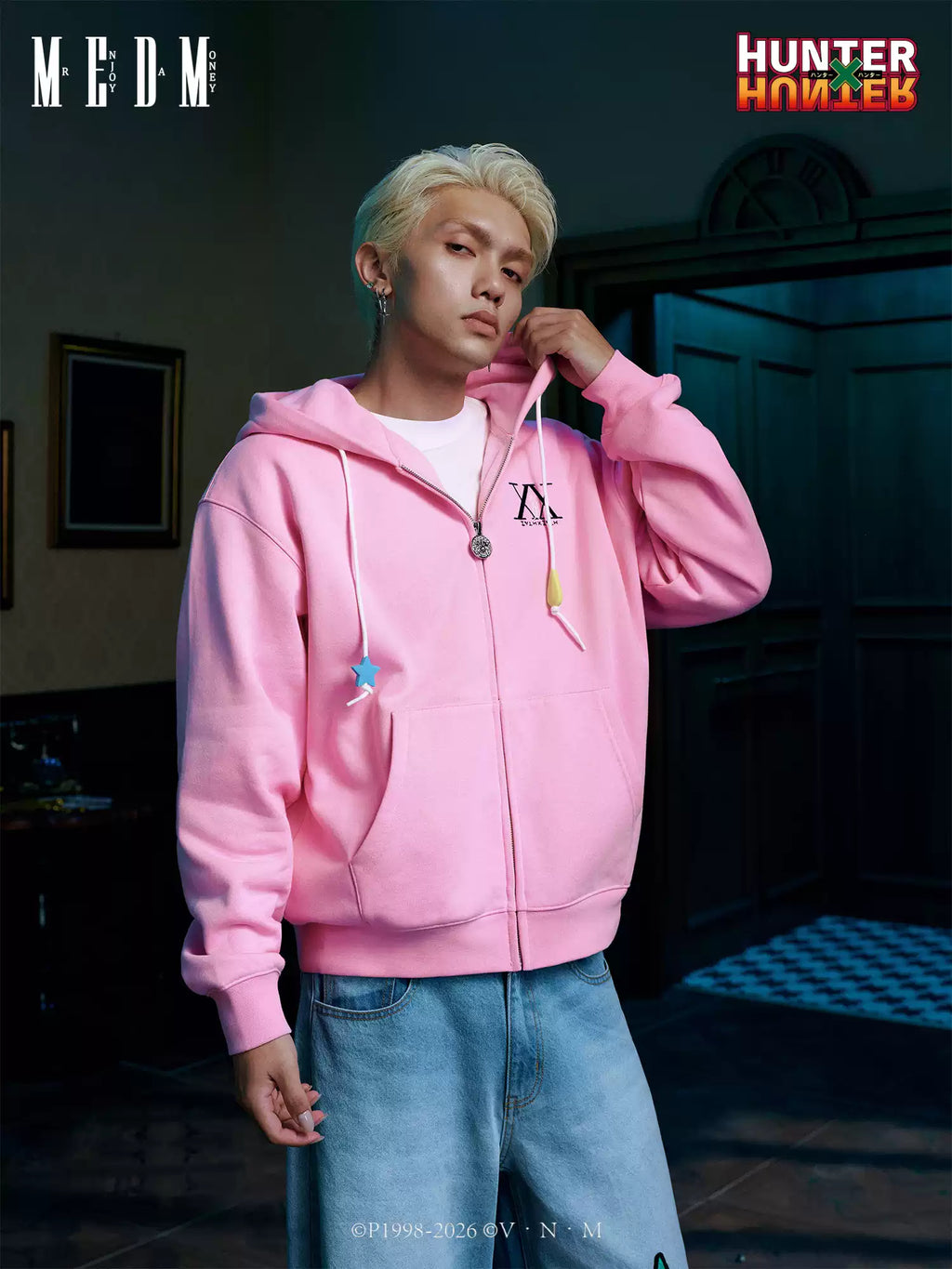 MEDM× Hunter Zip-up hoodie