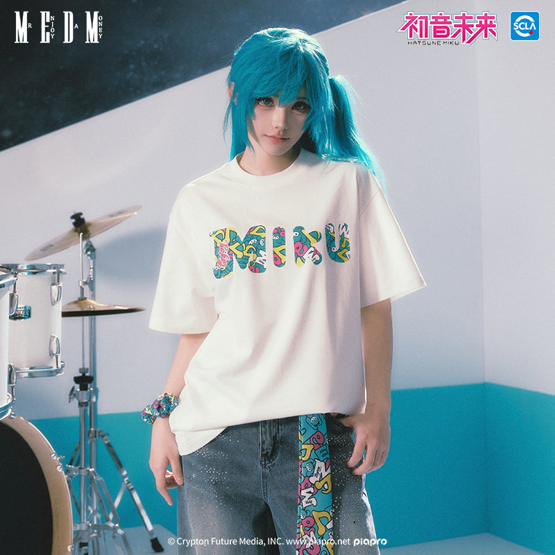MEDM×Hatsune Miku Letter T-Shirts