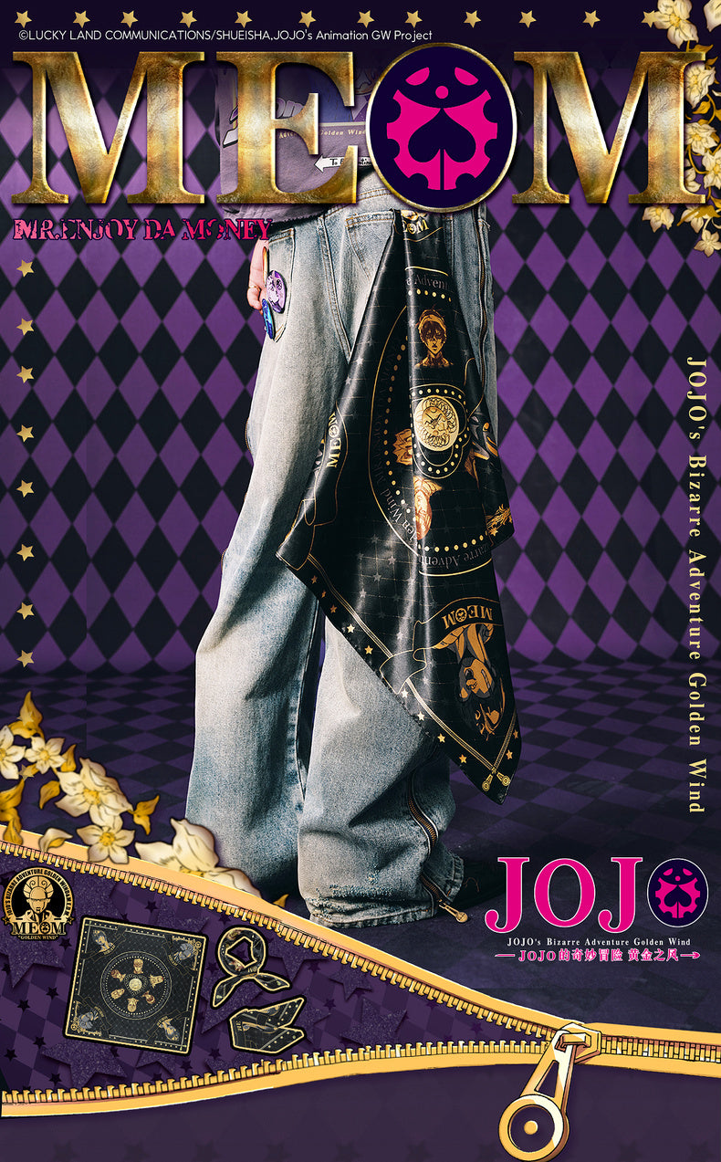 MEDM×JOJO's Bizarre Adventure Golden Wind Square scarf