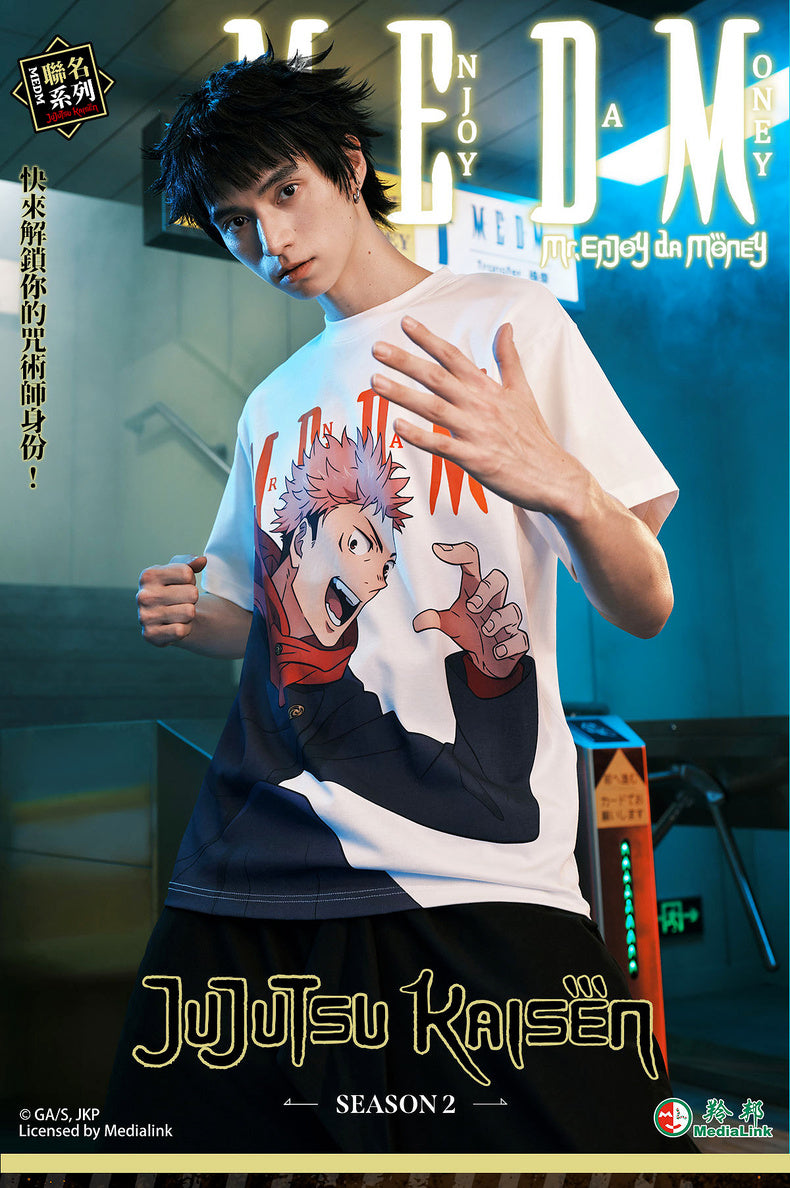 MEDM×Jujutsu Kaisen Anime character printed T-shirt