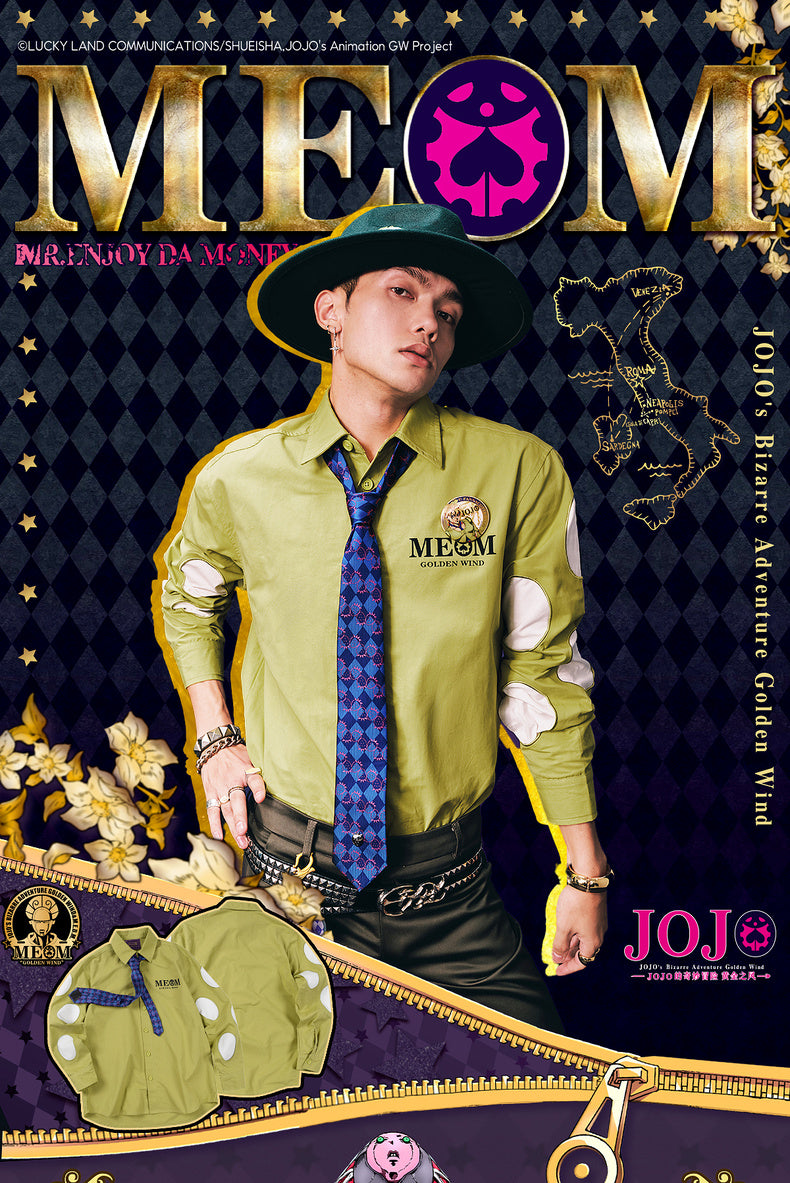MEDM×JOJO Pannacotta Fugo green shirt