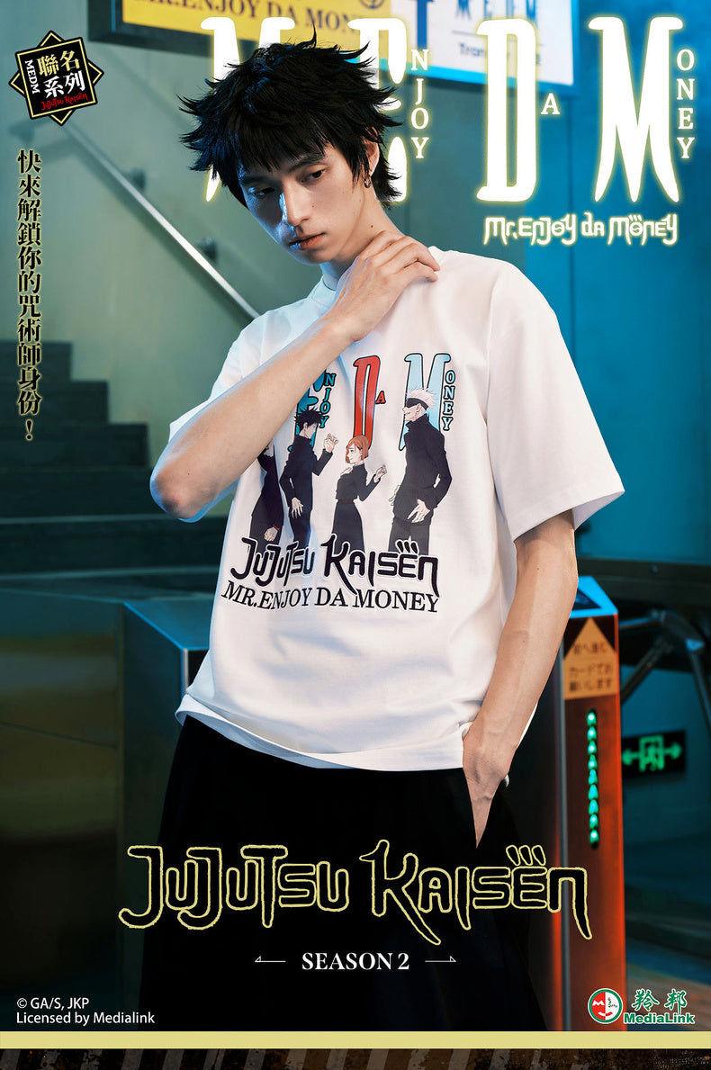 MEDM×Jujutsu Kaisen Multi-character anime print T-shirt