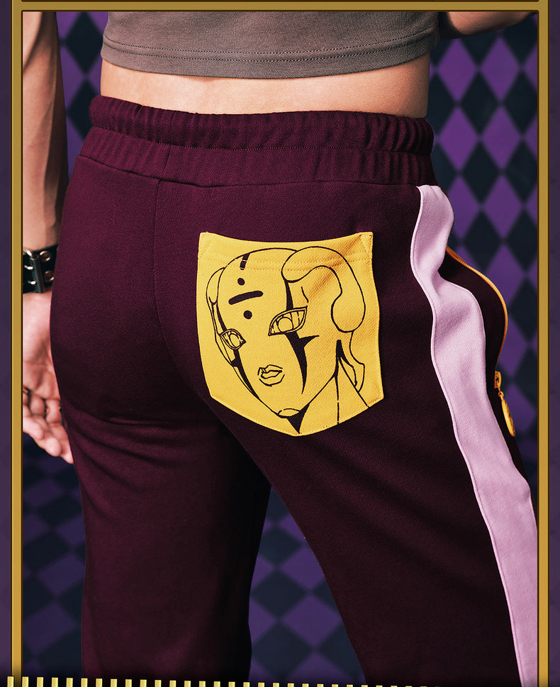 MEDM×JOJO's Bizarre Adventure Golden Wind Color-block suit pants