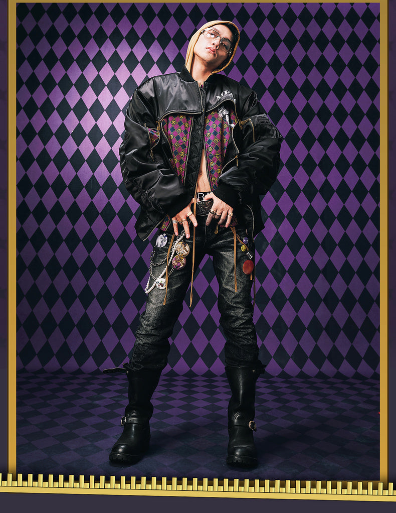 MEDM×JOJO Bruno Bucciarati Cotton-padded jacket