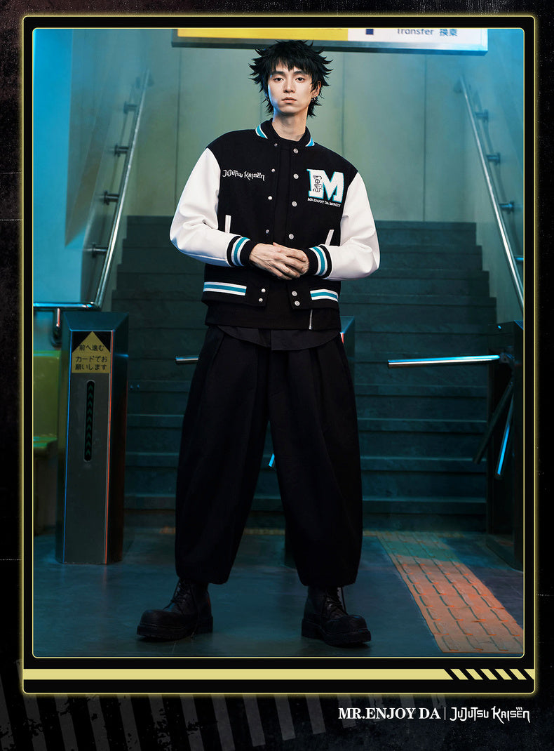 MEDM×Jujutsu Kaisen Anime Character Baseball Jacket