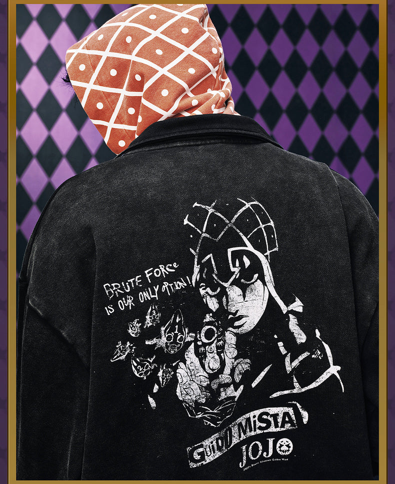 MEDM×JOJO Guīdo Mista Hooded jacket