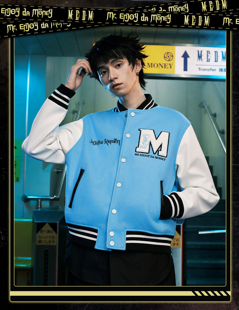 MEDM×Jujutsu Kaisen Anime Character Baseball Jacket