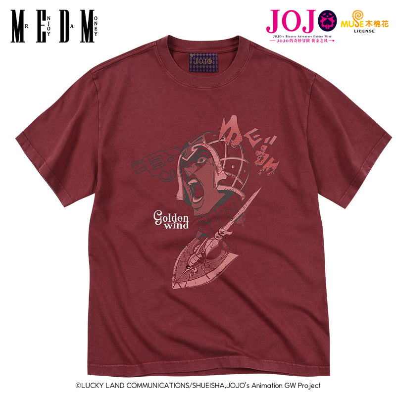 MEDM×JOJO's Bizarre Adventure Golden Wind T-shirt