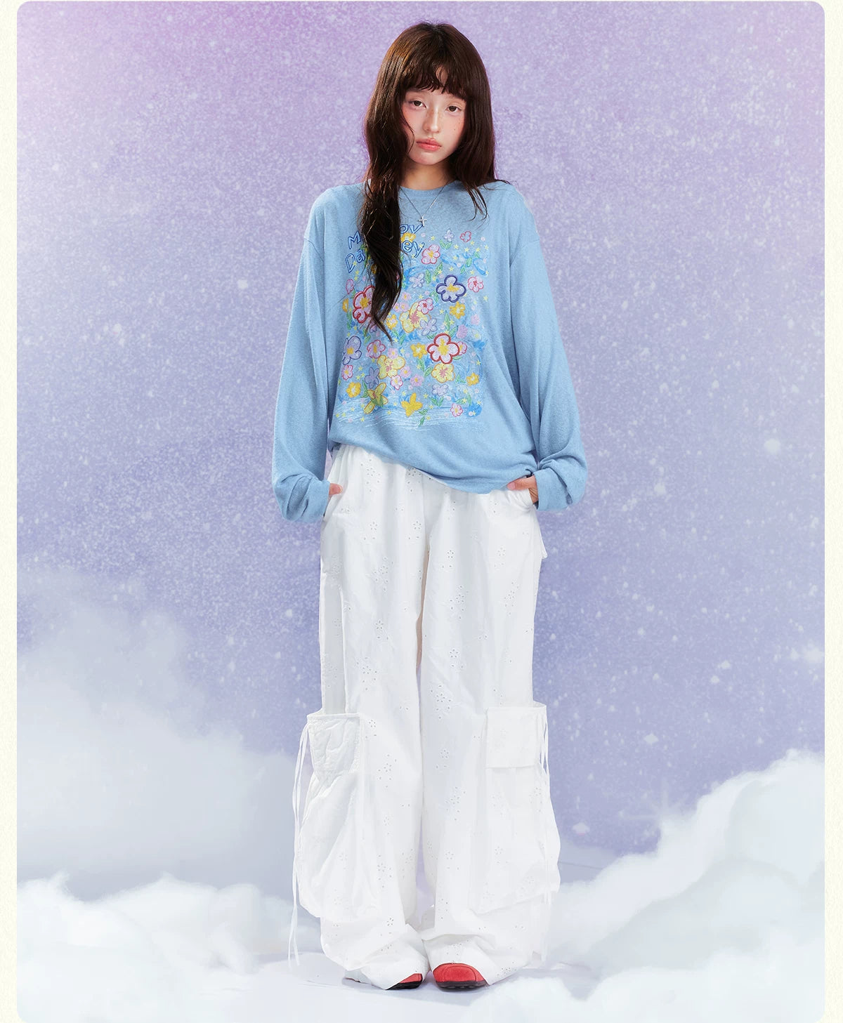 MEDM Hollow Out Knitted Cover-up