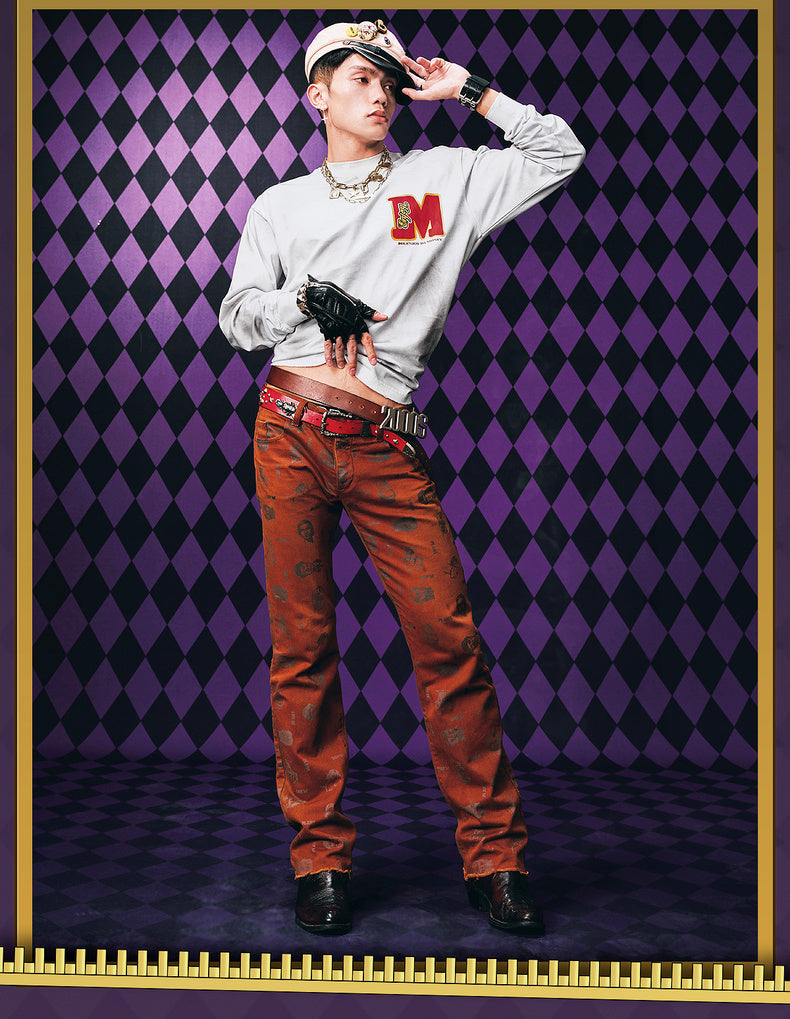 MEDM×JOJO's Bizarre Adventure Golden Wind Character Graffiti T-Shirt