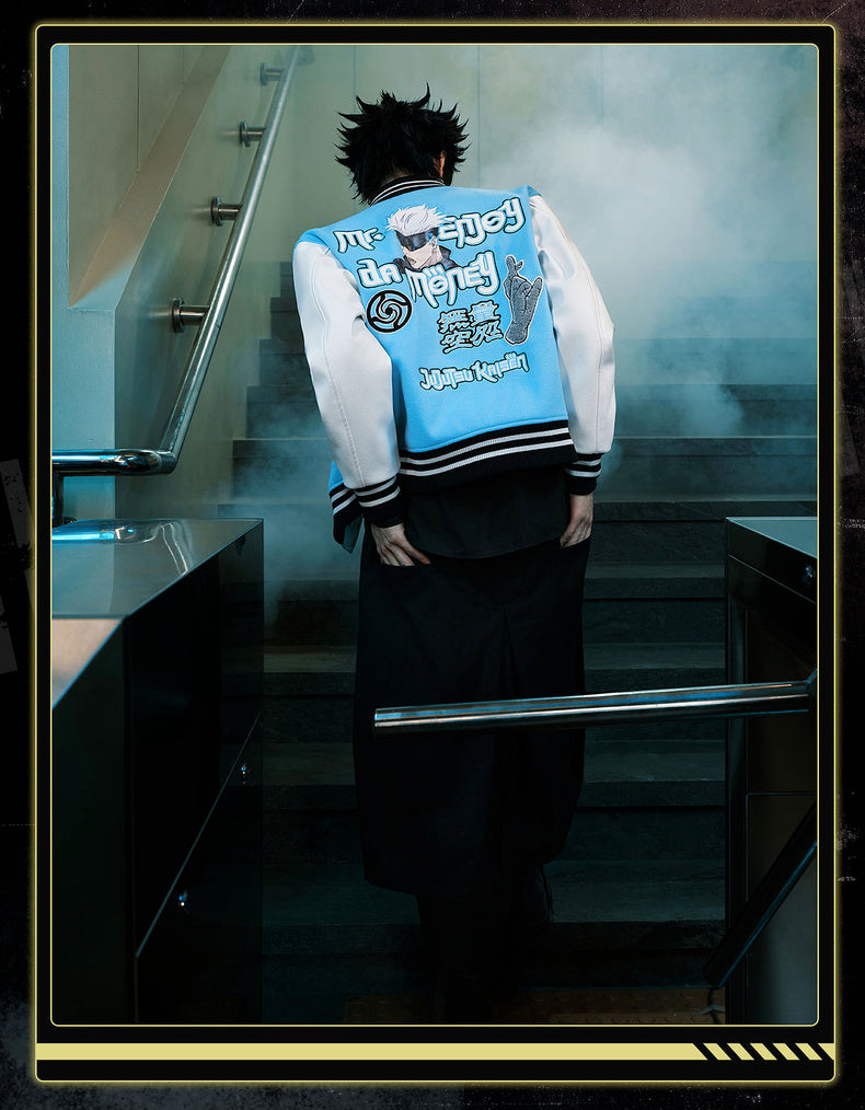 MEDM×Jujutsu Kaisen Anime Character Baseball Jacket