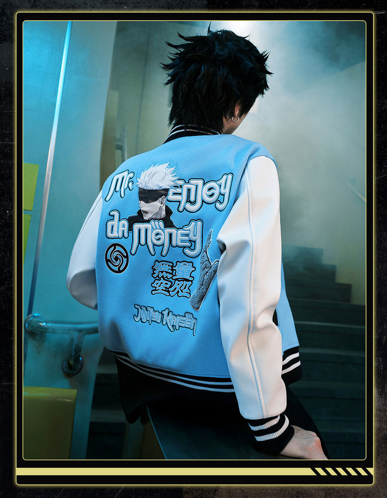 MEDM×Jujutsu Kaisen Anime Character Baseball Jacket