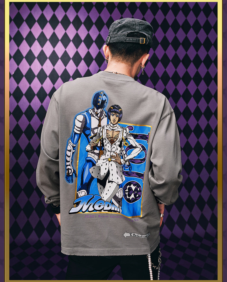 MEDM×JOJO's Bizarre Adventure Golden Wind Character Graffiti T-Shirt