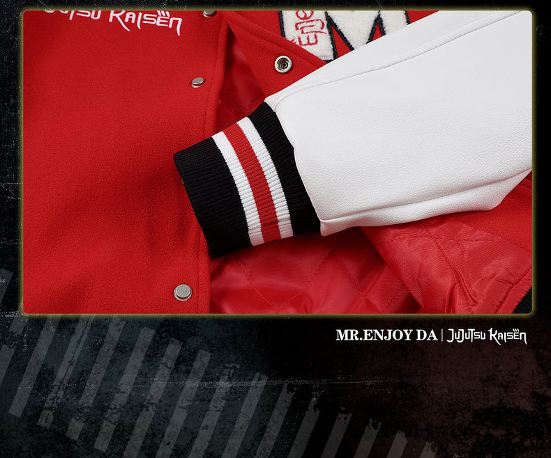 MEDM×Jujutsu Kaisen Anime Character Baseball Jacket