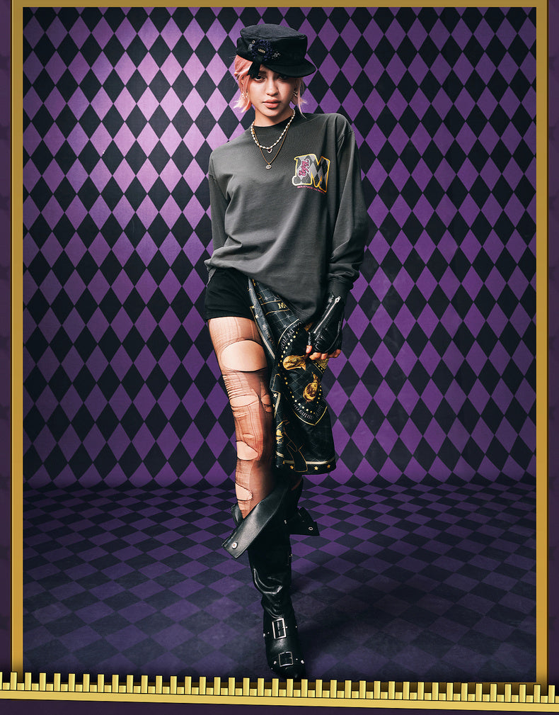 MEDM×JOJO's Bizarre Adventure Golden Wind Character Graffiti T-Shirt