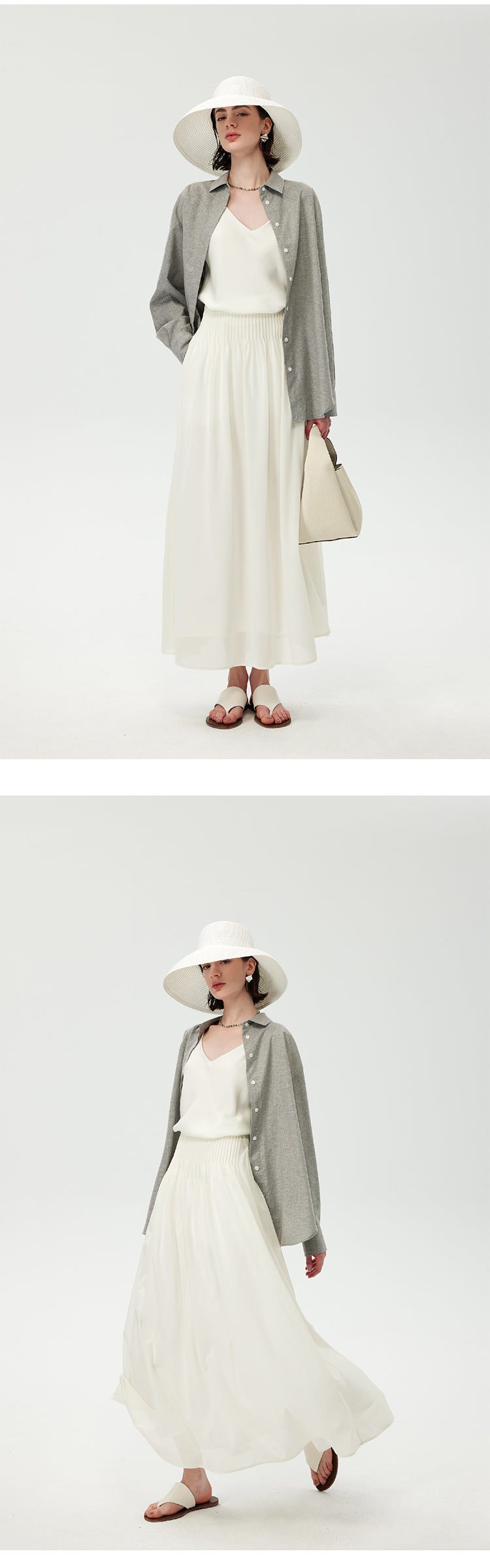 CHENE YI Hemp Shirt and Shorts Set