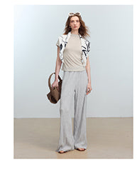 CHENE YI Miyake Pleated Long Pants