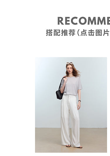 CHENE YI Long dress pants with three pleats