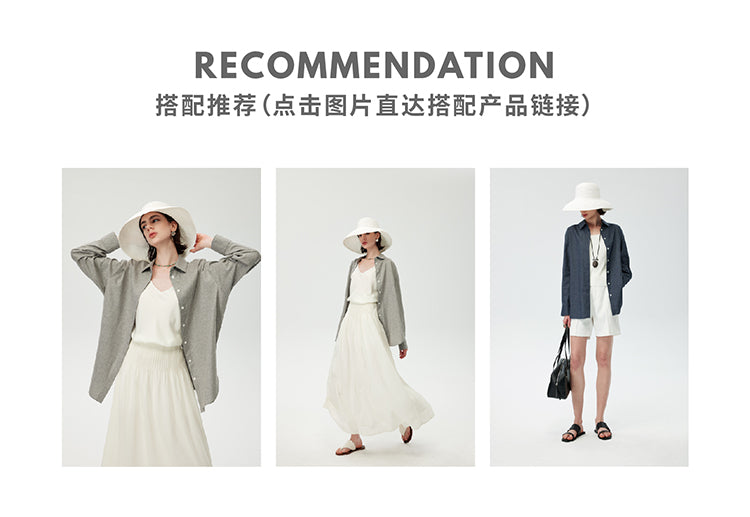 CHENE YI Hemp Shirt and Shorts Set