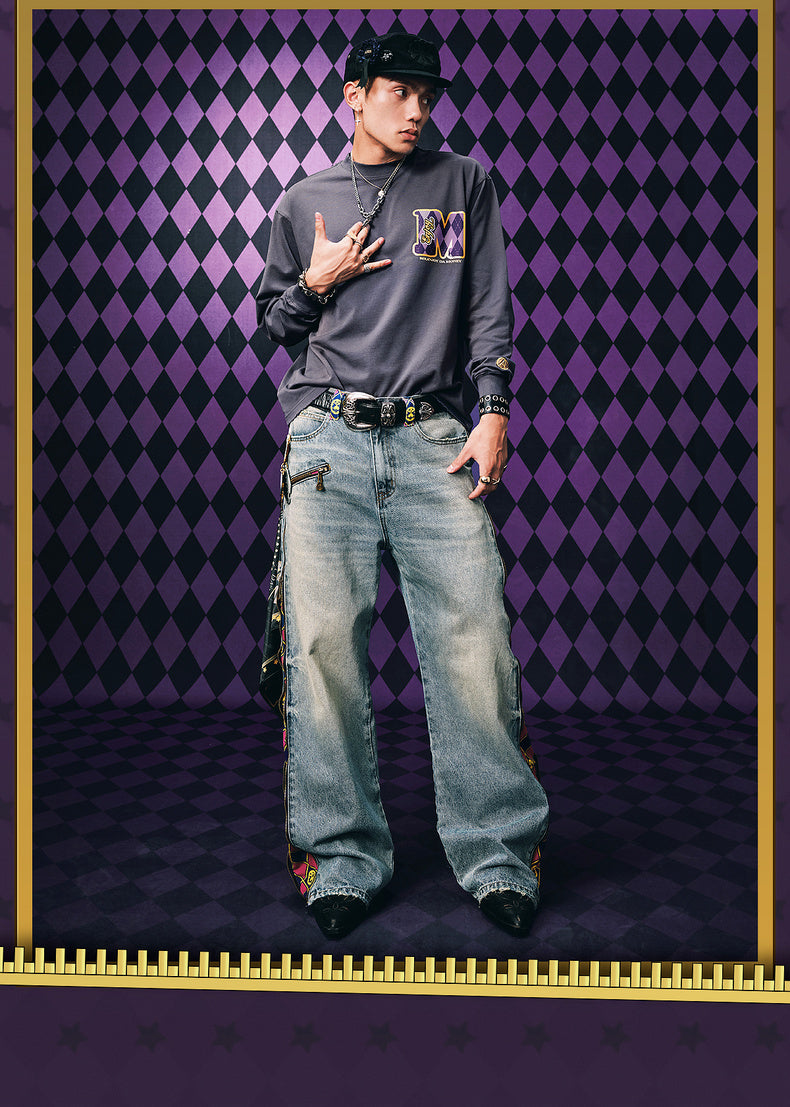 MEDM×JOJO's Bizarre Adventure Golden Wind Character Graffiti T-Shirt