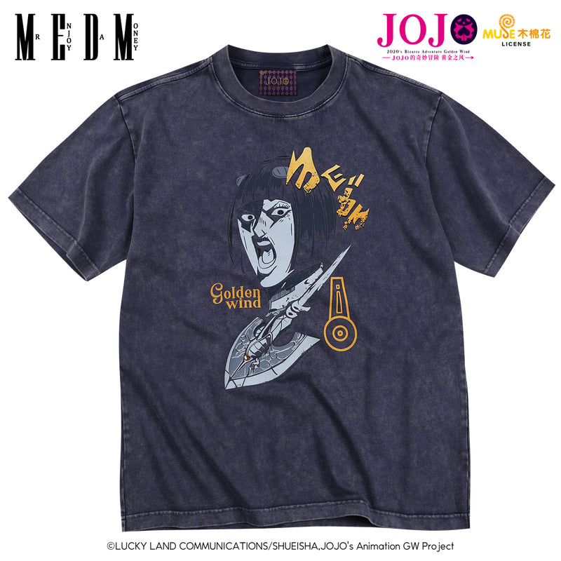 MEDM×JOJO's Bizarre Adventure Golden Wind T-shirt