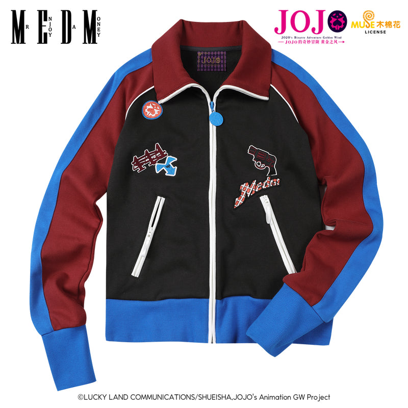 MEDM×JOJO's Bizarre Adventure Golden Wind Color-blocking set top