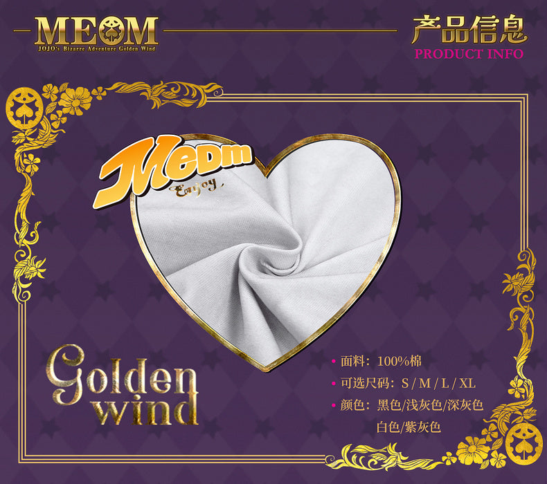 MEDM×JOJO's Bizarre Adventure Golden Wind Character Graffiti T-Shirt