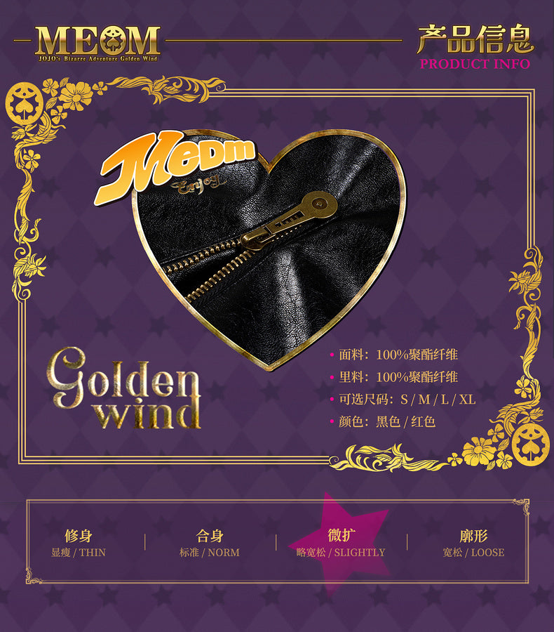 MEDM×JOJO Bruno Bucciarati Fur clothing