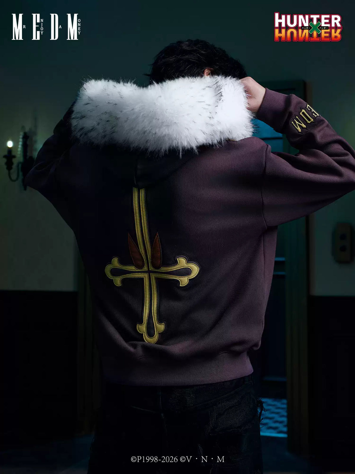 MEDM × Hunter  Zip-up hooded jacket