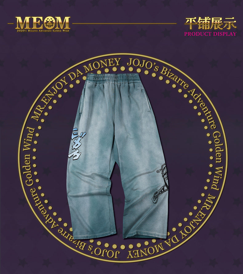 MEDM×JOJO's Bizarre Adventure Golden Wind sweatpants
