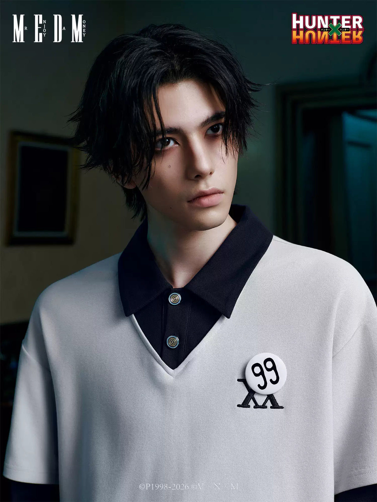 MEDM × Hunter Long-sleeve Polo shirt