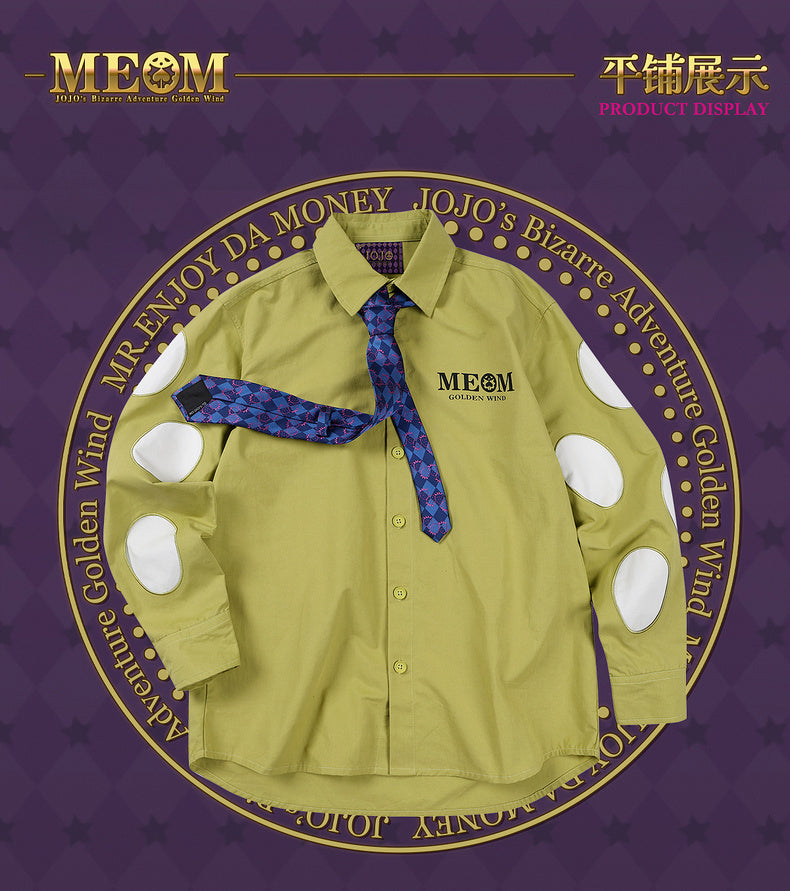 MEDM×JOJO Pannacotta Fugo green shirt