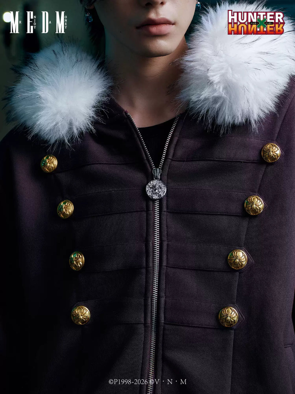 MEDM × Hunter  Zip-up hooded jacket