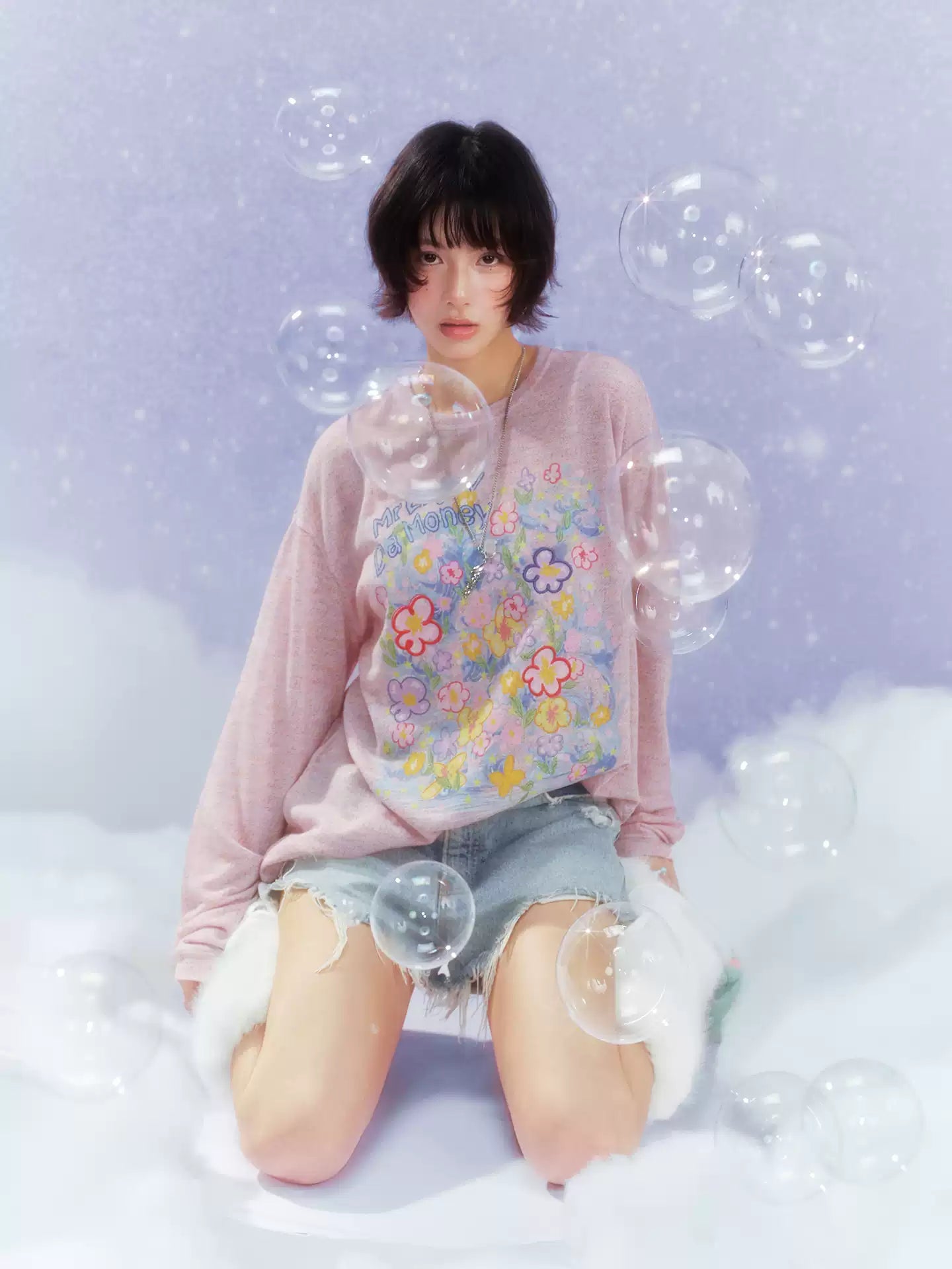 MEDM Hollow Out Knitted Cover-up