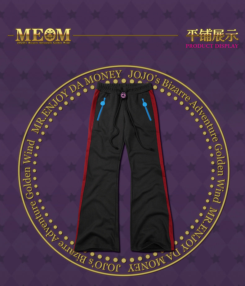 MEDM×JOJO's Bizarre Adventure Golden Wind Color-block suit pants