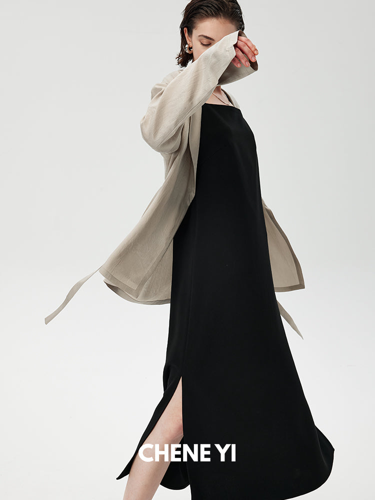 CHENE YI Vest and long pants set