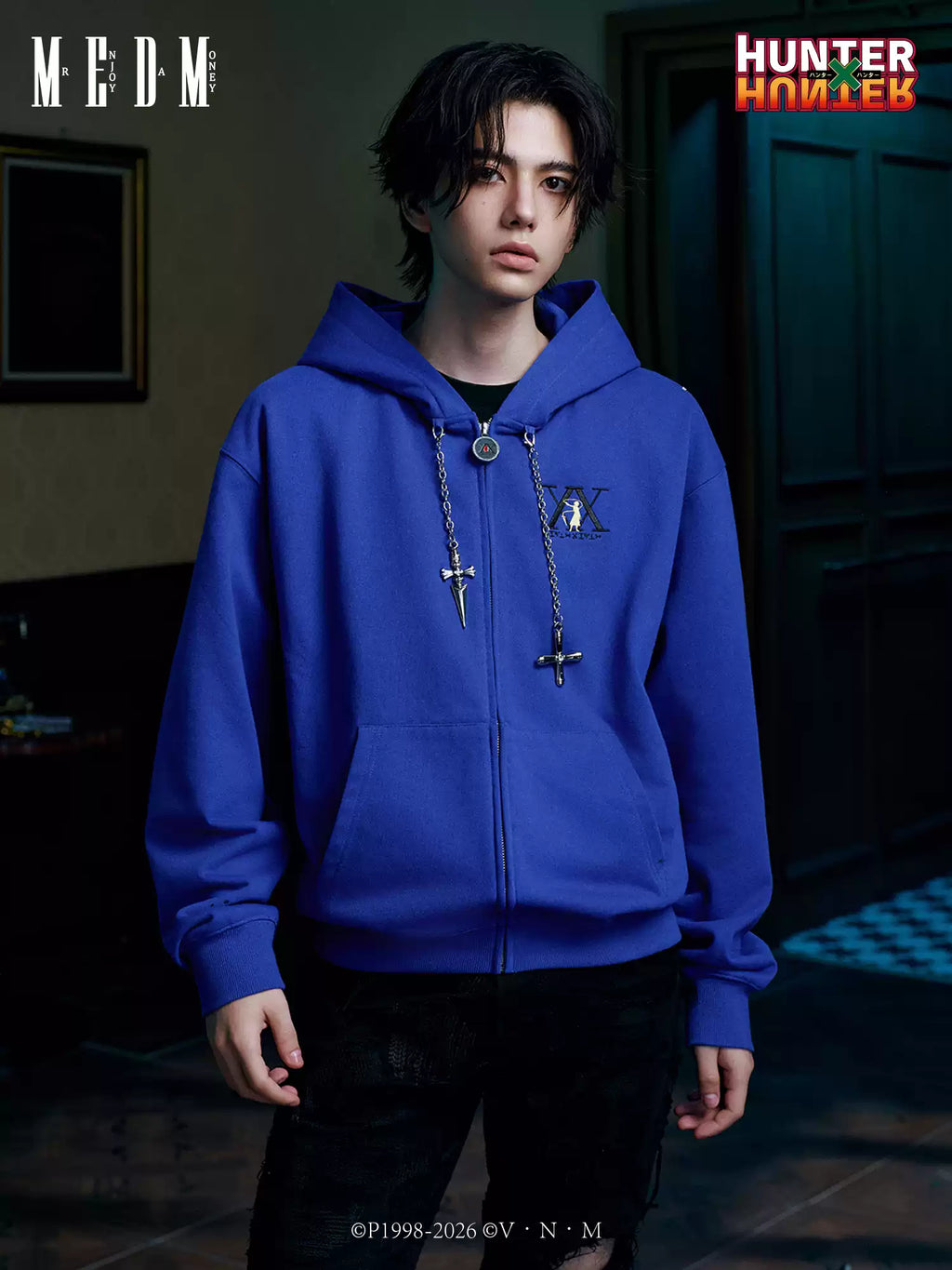 MEDM× Hunter Zip-up hoodie