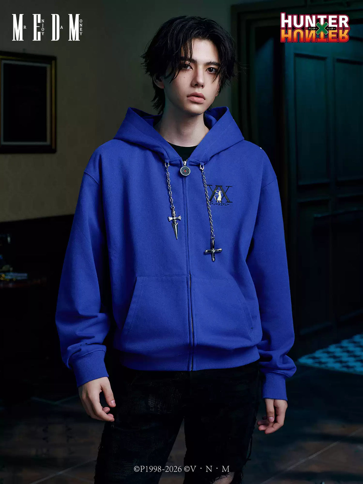 MEDM× Hunter Zip-up hoodie