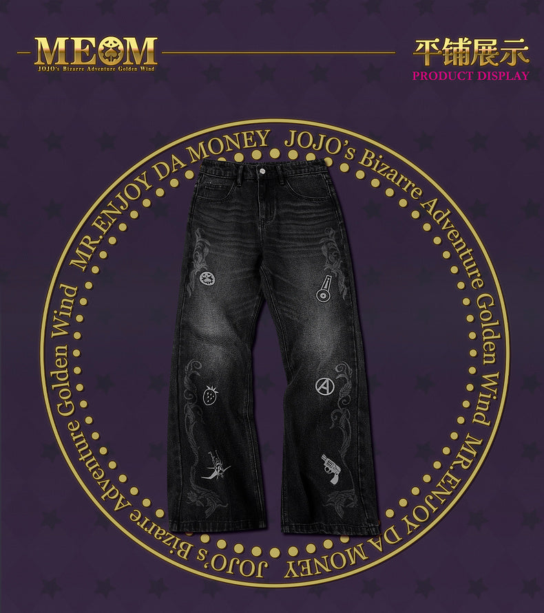 MEDM×JOJO's Bizarre Adventure Golden Wind Jeans