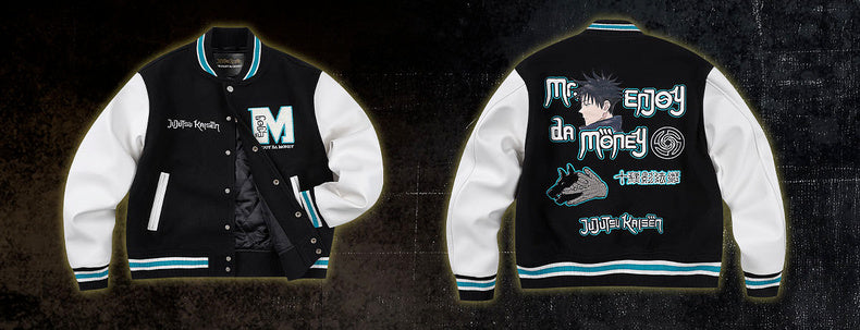 MEDM×Jujutsu Kaisen Anime Character Baseball Jacket