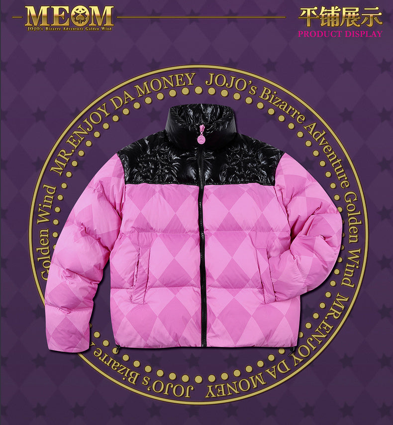 MEDM×JOJO's Bizarre Adventure Golden Wind down coat