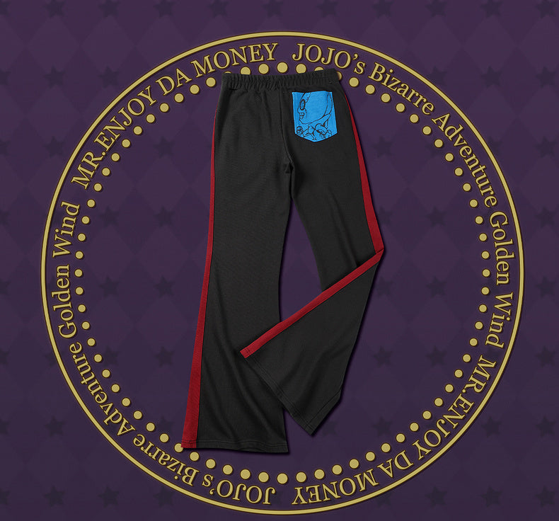 MEDM×JOJO's Bizarre Adventure Golden Wind Color-block suit pants