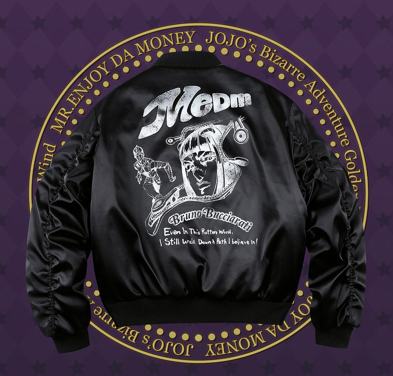 MEDM×JOJO Bruno Bucciarati Cotton-padded jacket