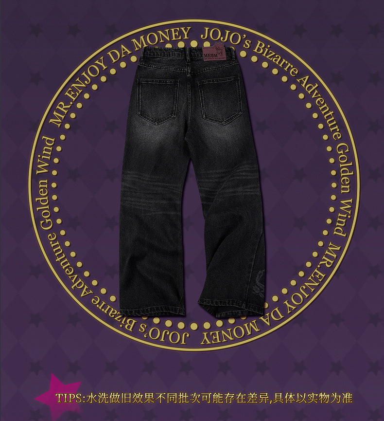 MEDM×JOJO's Bizarre Adventure Golden Wind Jeans