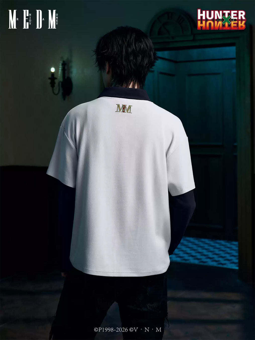 MEDM × Hunter Long-sleeve Polo shirt