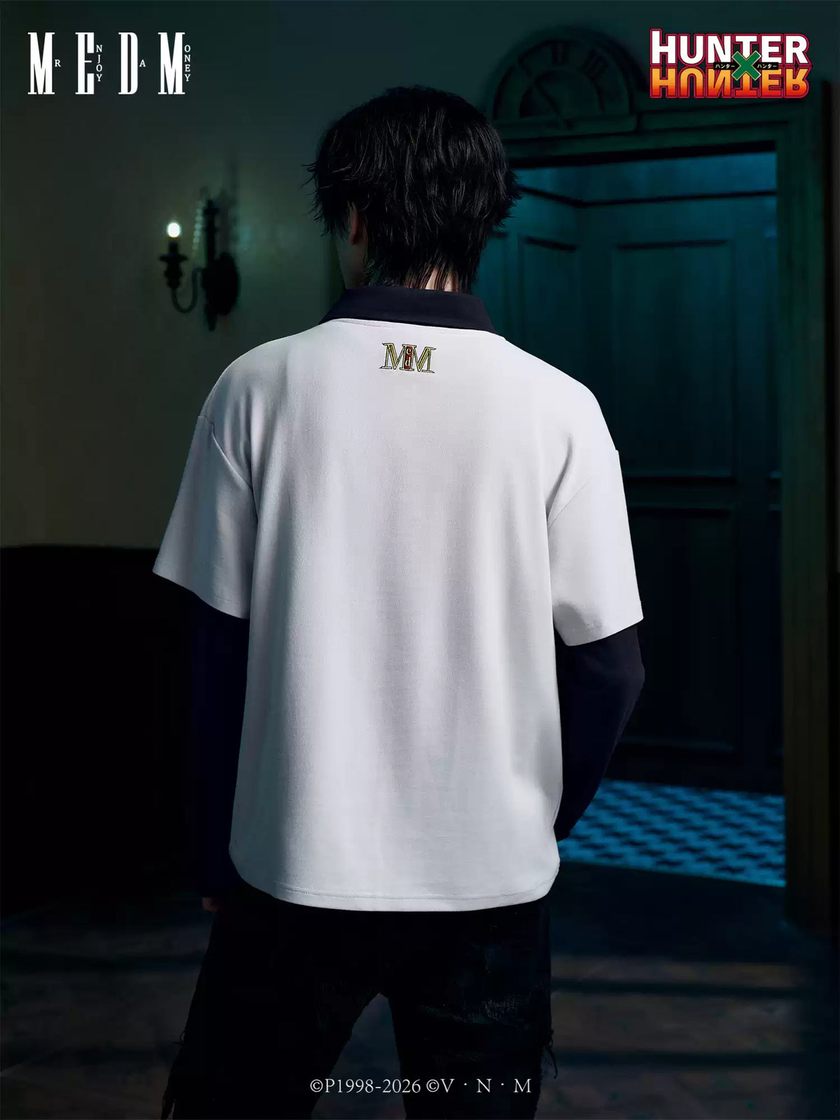 MEDM × Hunter Long-sleeve Polo shirt