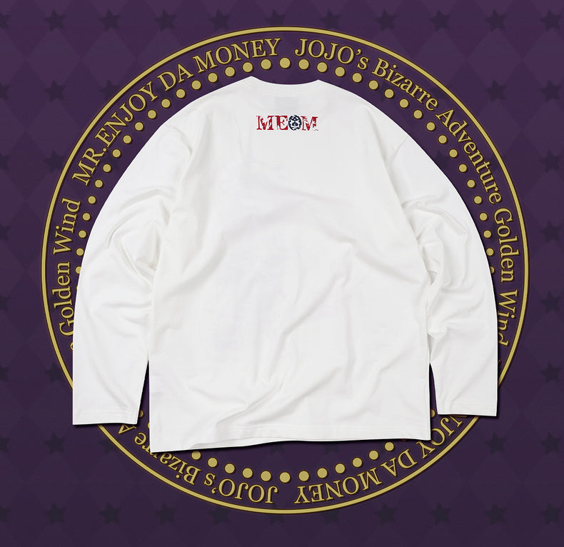 MEDM×JOJO's Bizarre Adventure Golden Wind Red and blue T-shirt