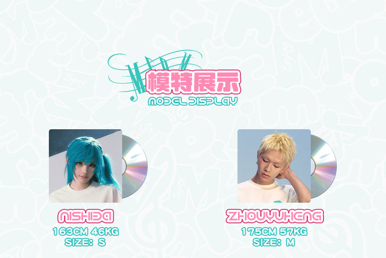 MEDM×Hatsune Miku Letter T-Shirts