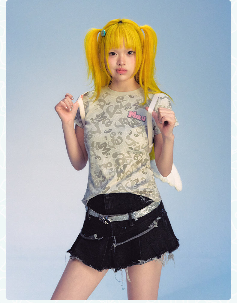 MEDM×Hatsune Miku Camouflage T-Shirts
